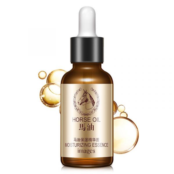 MOISTURIZING SERUM WITH HORSE FAT IMAGES HORSE OIL ESSENCE 15 ML